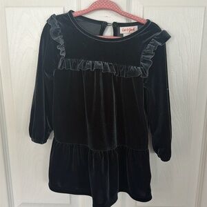 Worn once. Green/teal velvet dress